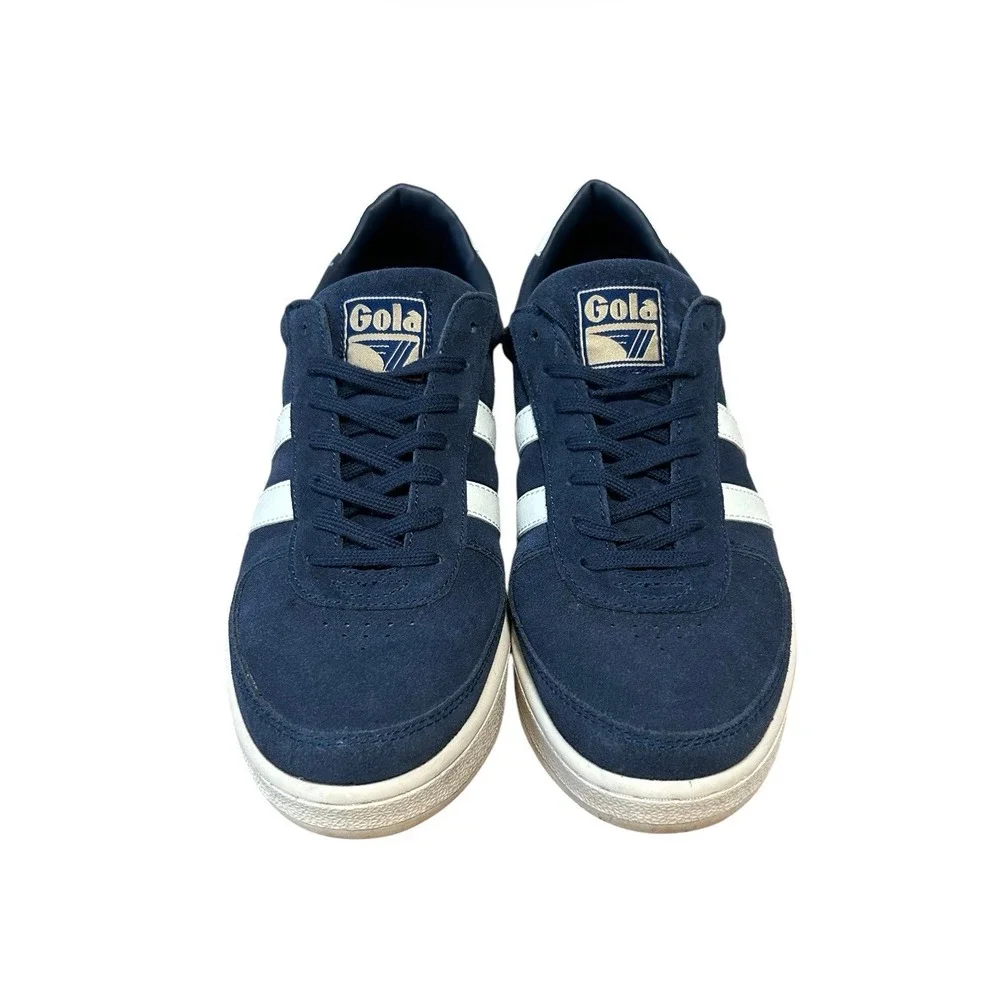 Gola Grandslam Suede Sneakers Navy White Gold Women's US 10 EU 41 Retro Trainers